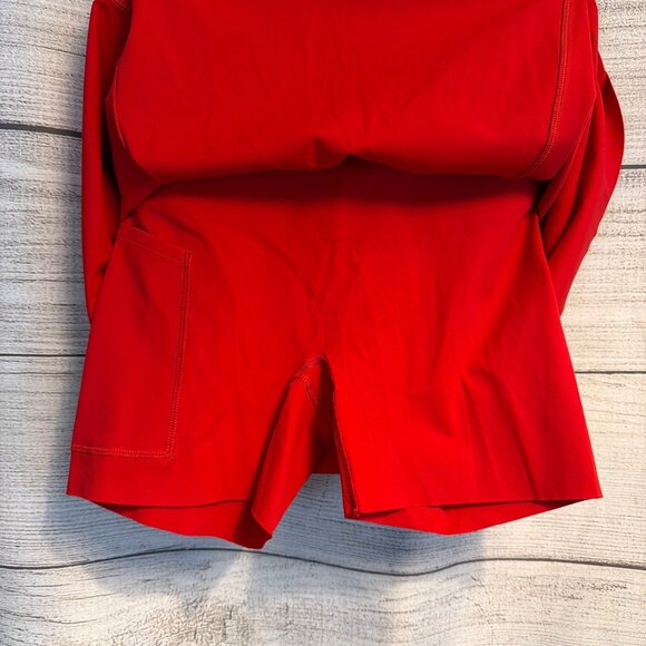 Spanx Red Skort With Built-In Shorts Size S - Picture 2 of 4